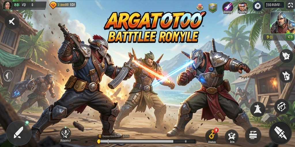 Gameplay menarik dengan pertempuran seru di ARGATOTO.