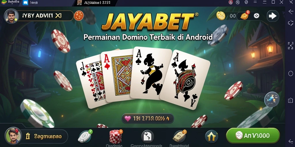 Tangkapan layar JAYABET menampilkan aksi seru permainan Domino.