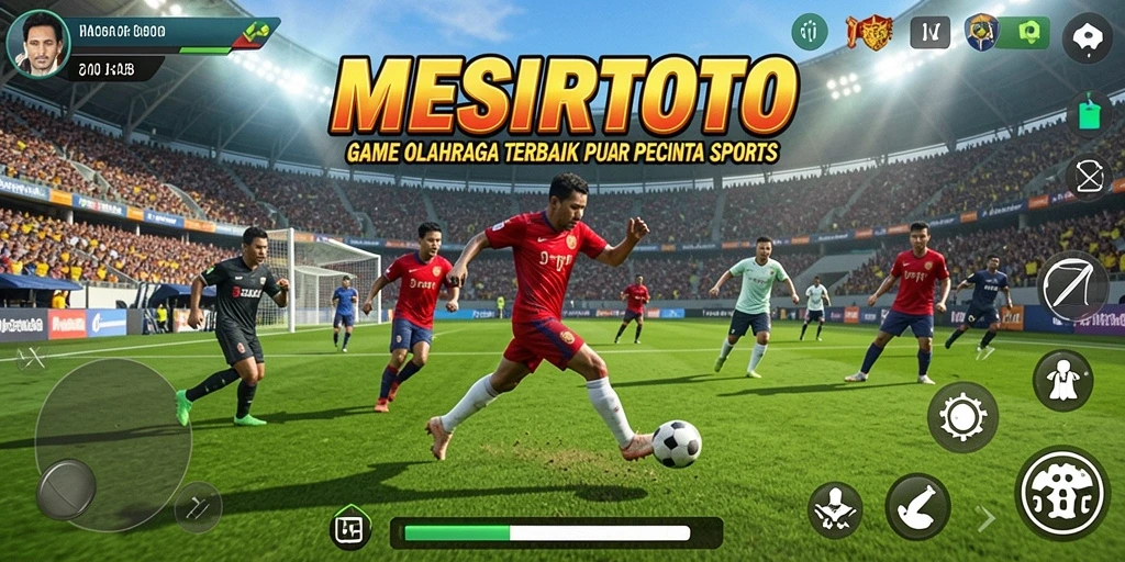 Tampilan gameplay menarik dari MESIRTOTO dengan berbagai pilihan olahraga.
