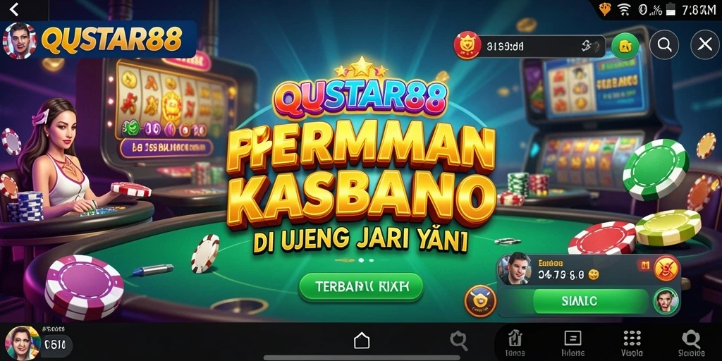 Tampilan menarik dari gameplay Kasino di QQSTAR88.